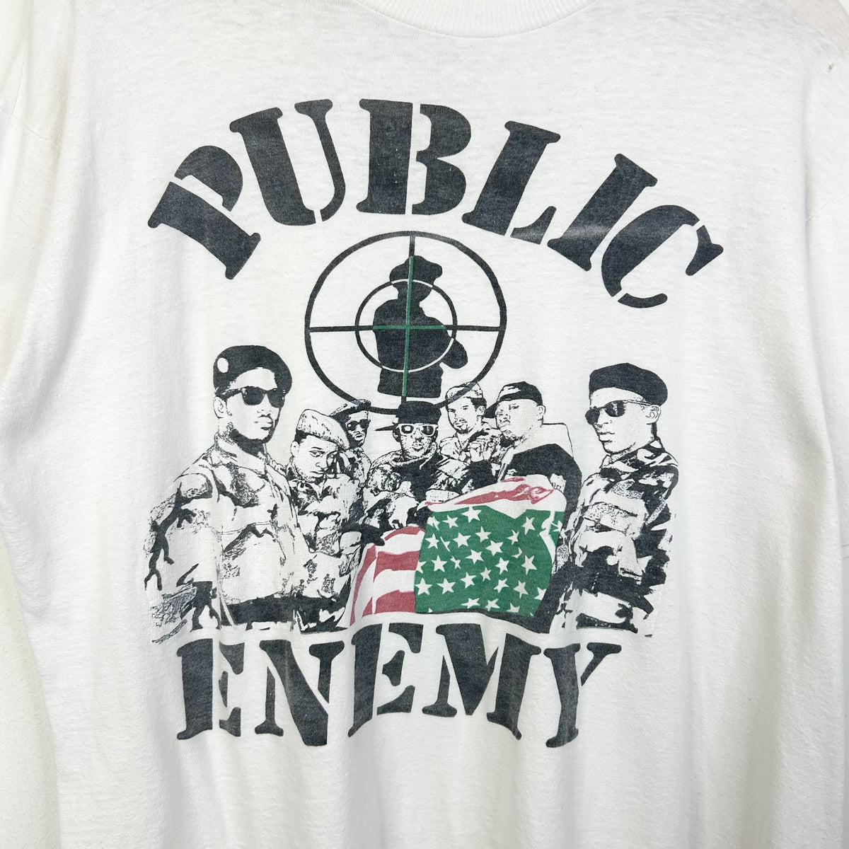 PUBLIC ENEMY AFRICAN AMERICAN FLAG TEE
