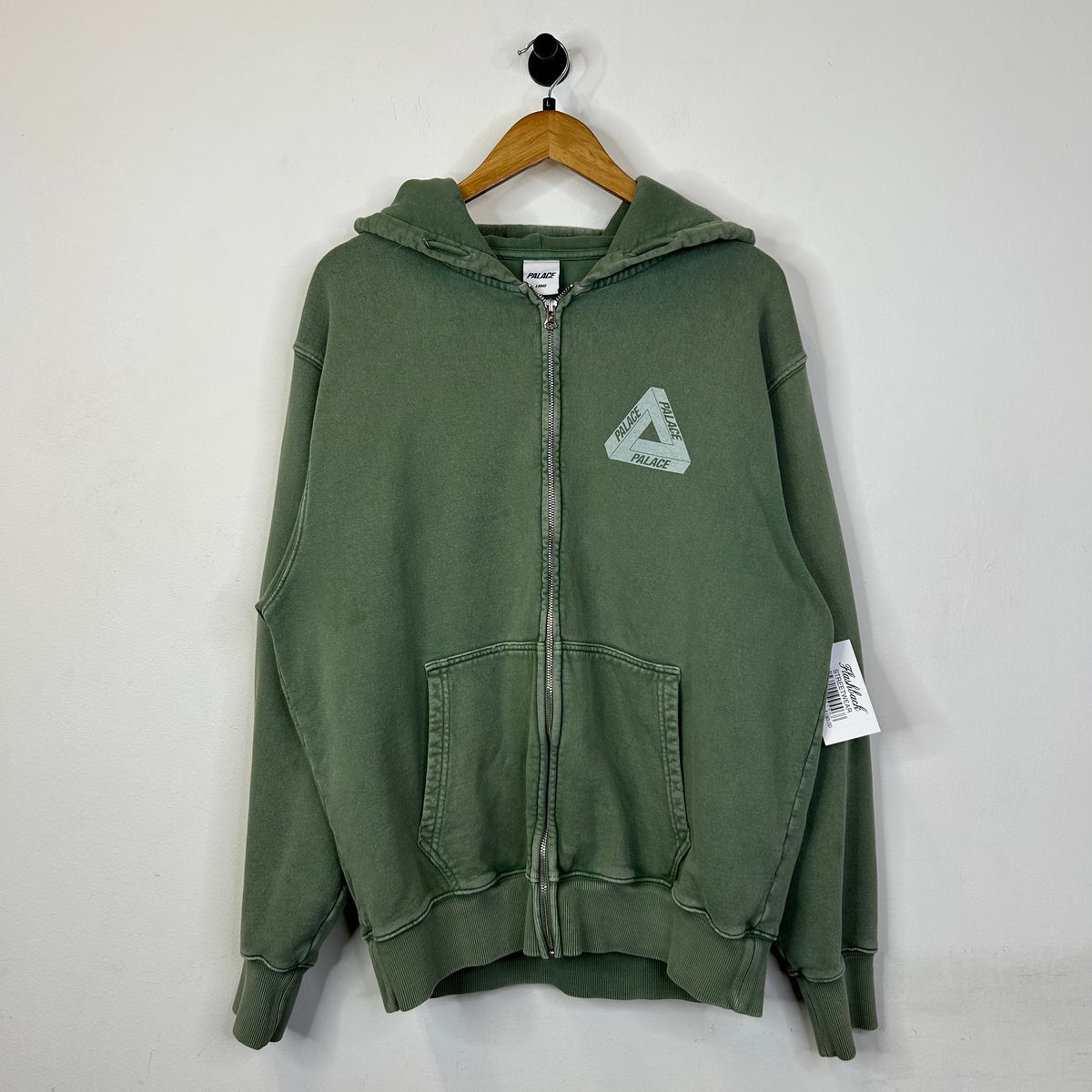 PALACE WASHED OUT TRI-FERG GREEN HOODIE