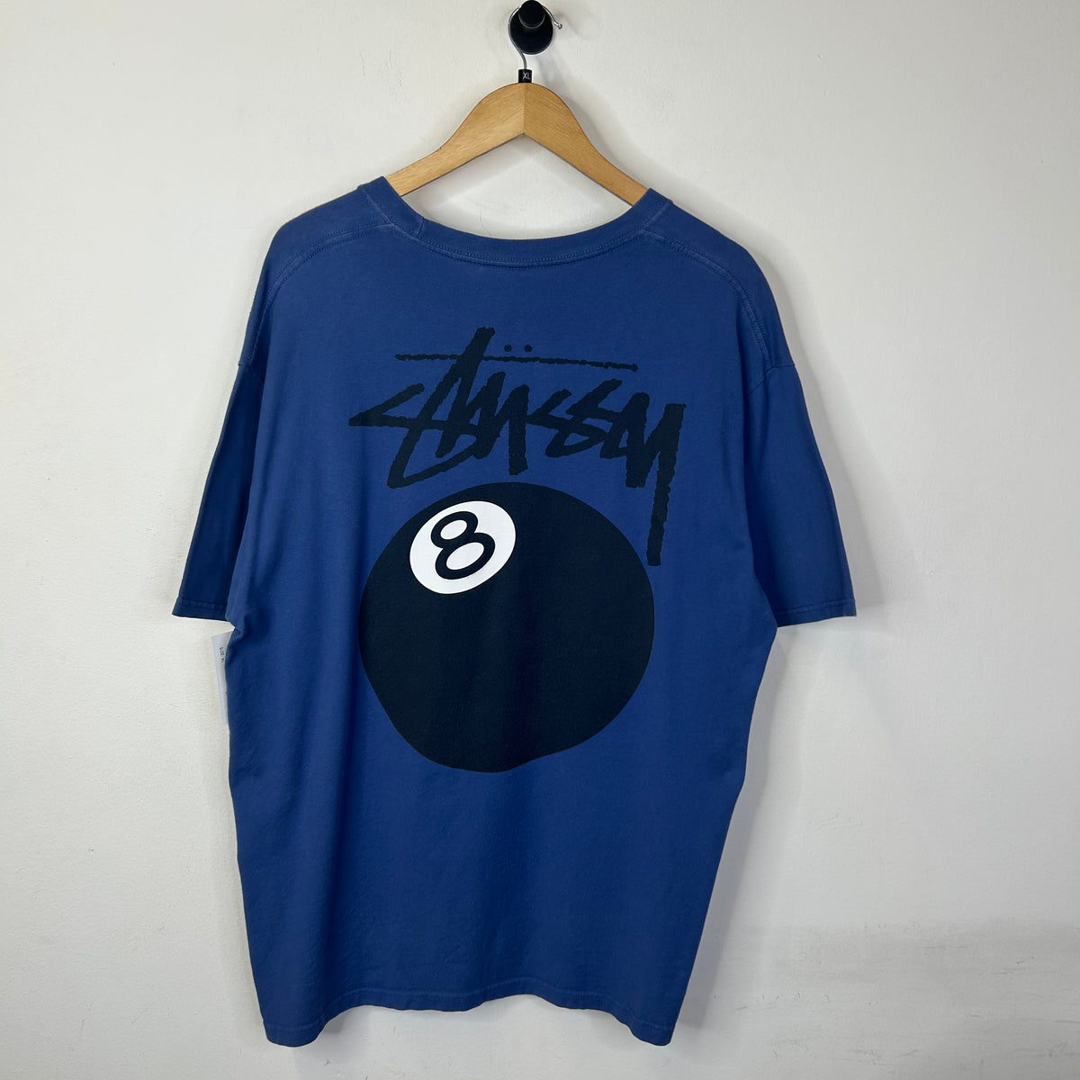STUSSY 8 BALL BLUE T SHIRT