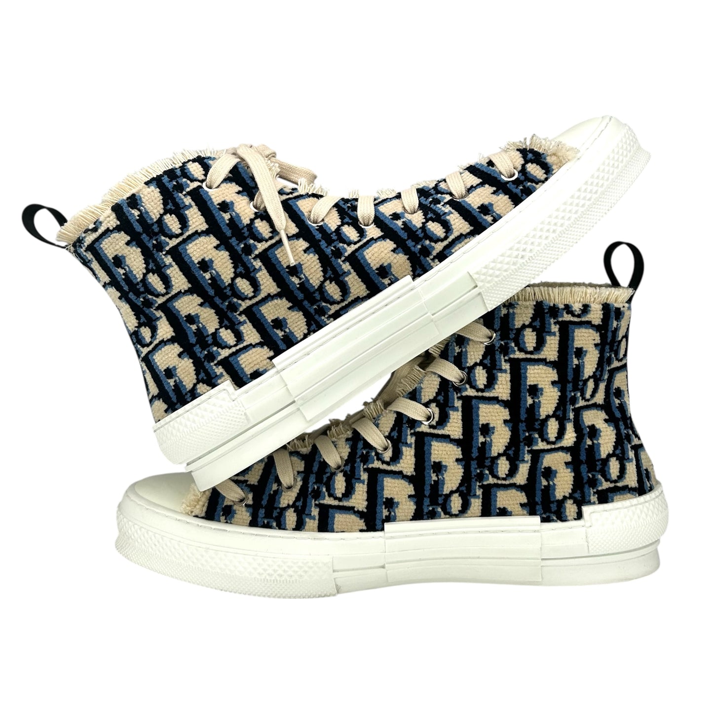 PREOWNED DIOR B23 BEIGE BLACK NAVY TAPESTRY
