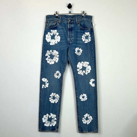 DENIM TEARS X LEVI PANT BLUE