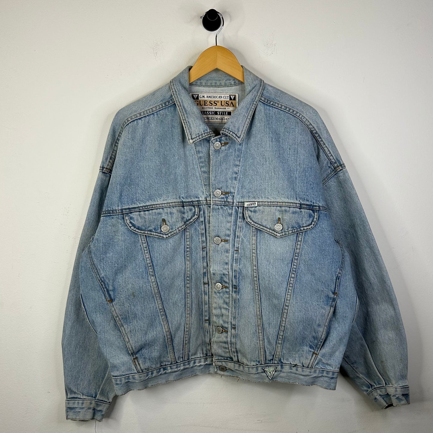 GUESS USA BUTTON UP DENIM JACKET