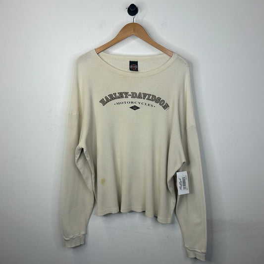 HARLEY DAVIDSON WAFFLE KNIT LONGSLEEVE WISCONSIN DELLS