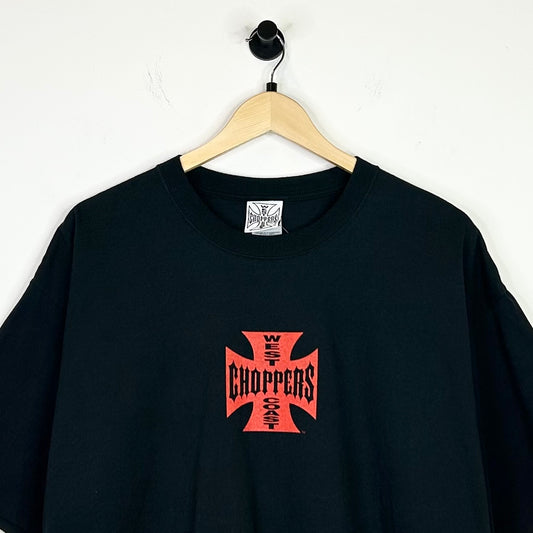 WEST COAST CHOPPERS RED LOGO TEE