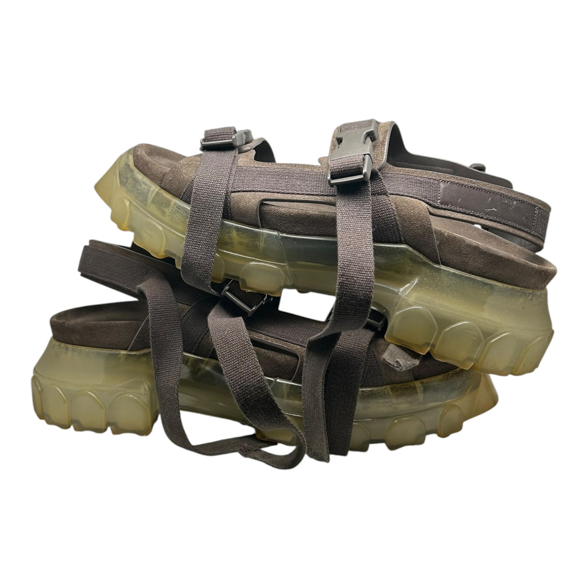PREOWNED RICK OWENS TRACTOR SANDAL