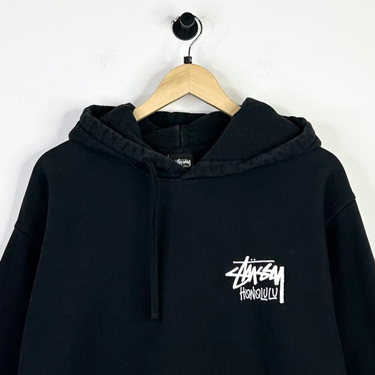 STUSSY HONOLULU CHAPTER HOODIE BLACK