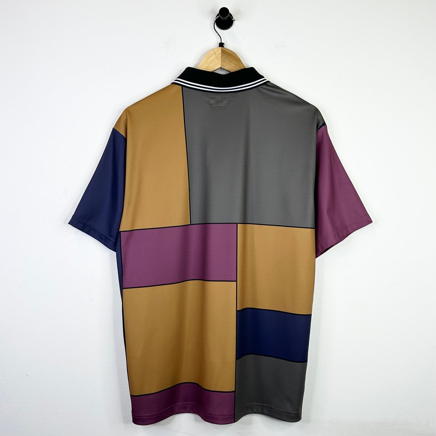 SUPREME COLORBLOCKED SOCCER POLO