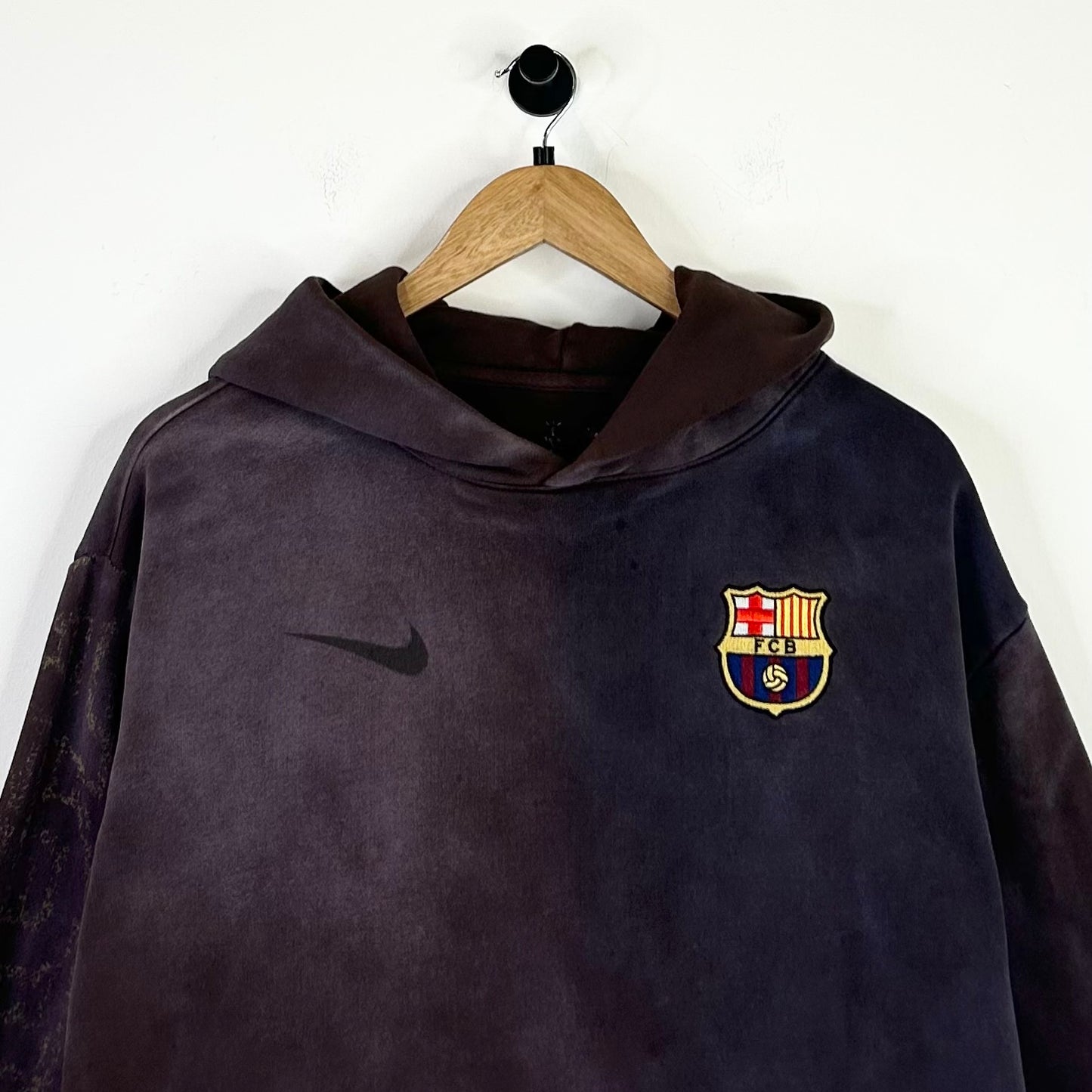 TRAVIS SCOTT X BARCA X NIKE HOODIE BROWN