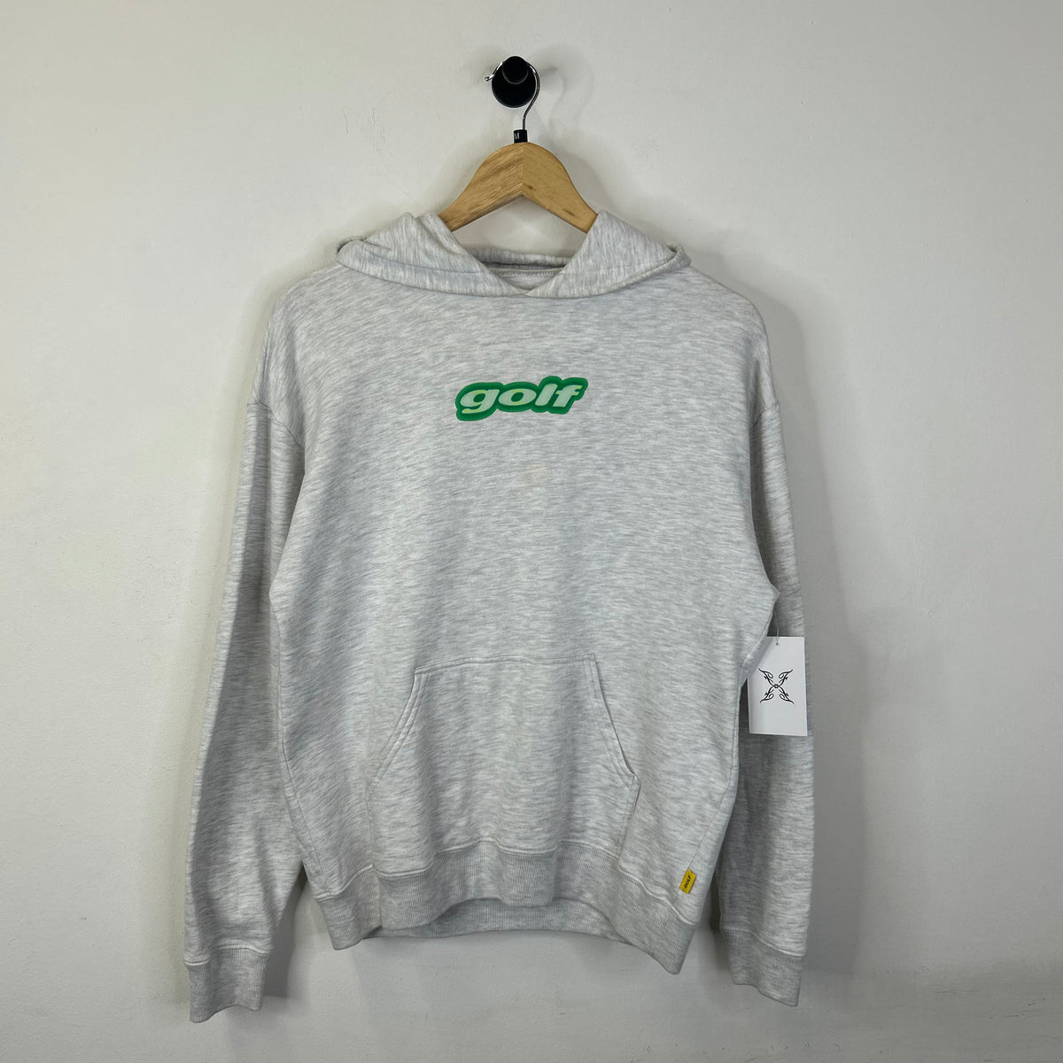 GOLF GREEN LOGO HOODIE SIZE M