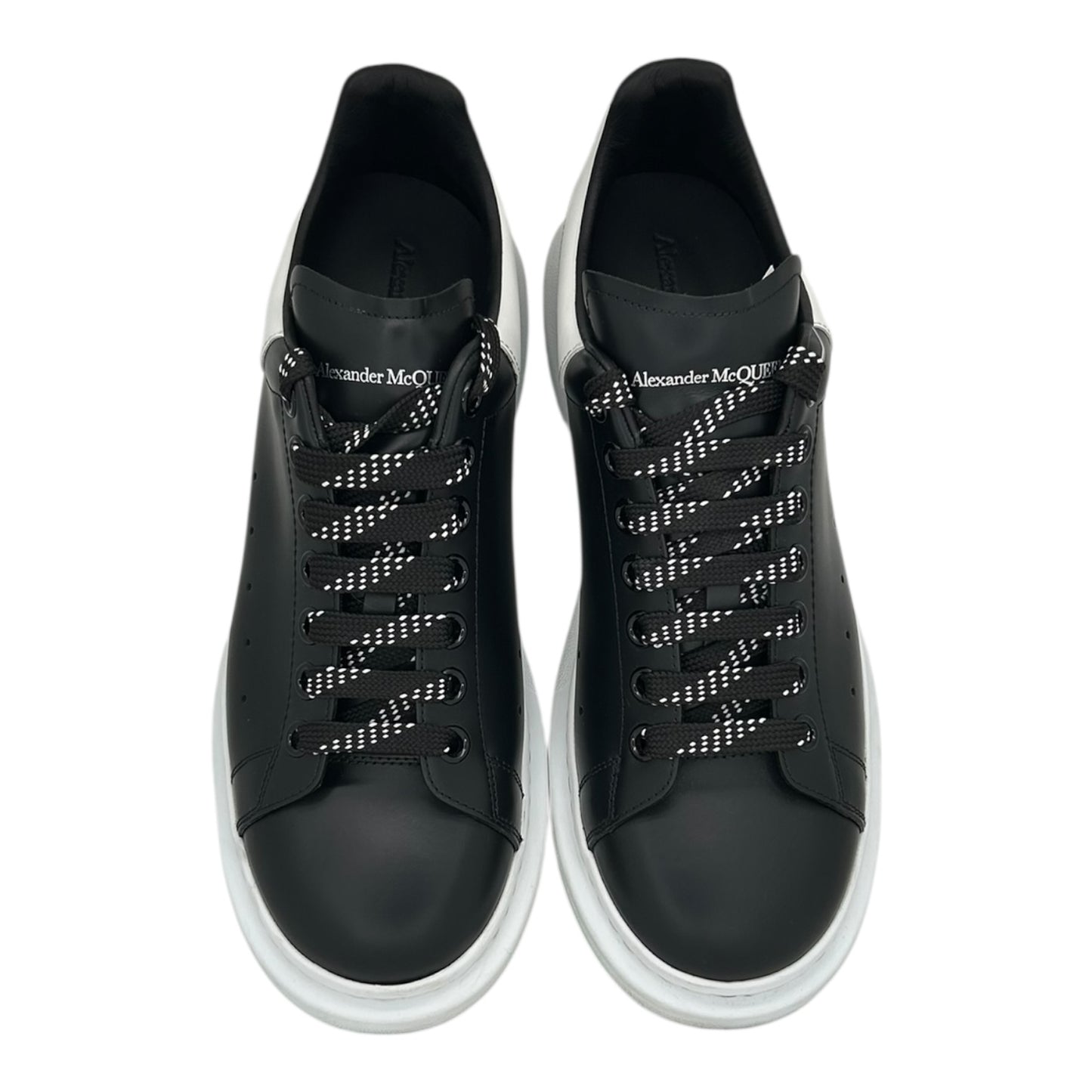 PREOWNED ALEXANDER MCQUEEN BLACK/WHITE