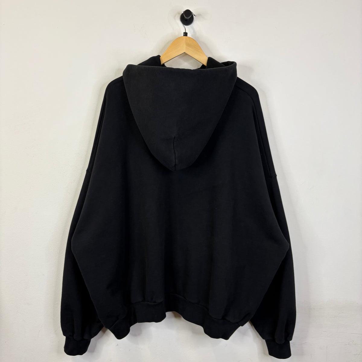 BALENCIAGA X ADIDAS OVERSIZE EMBROIDERED LOGO HOODIE