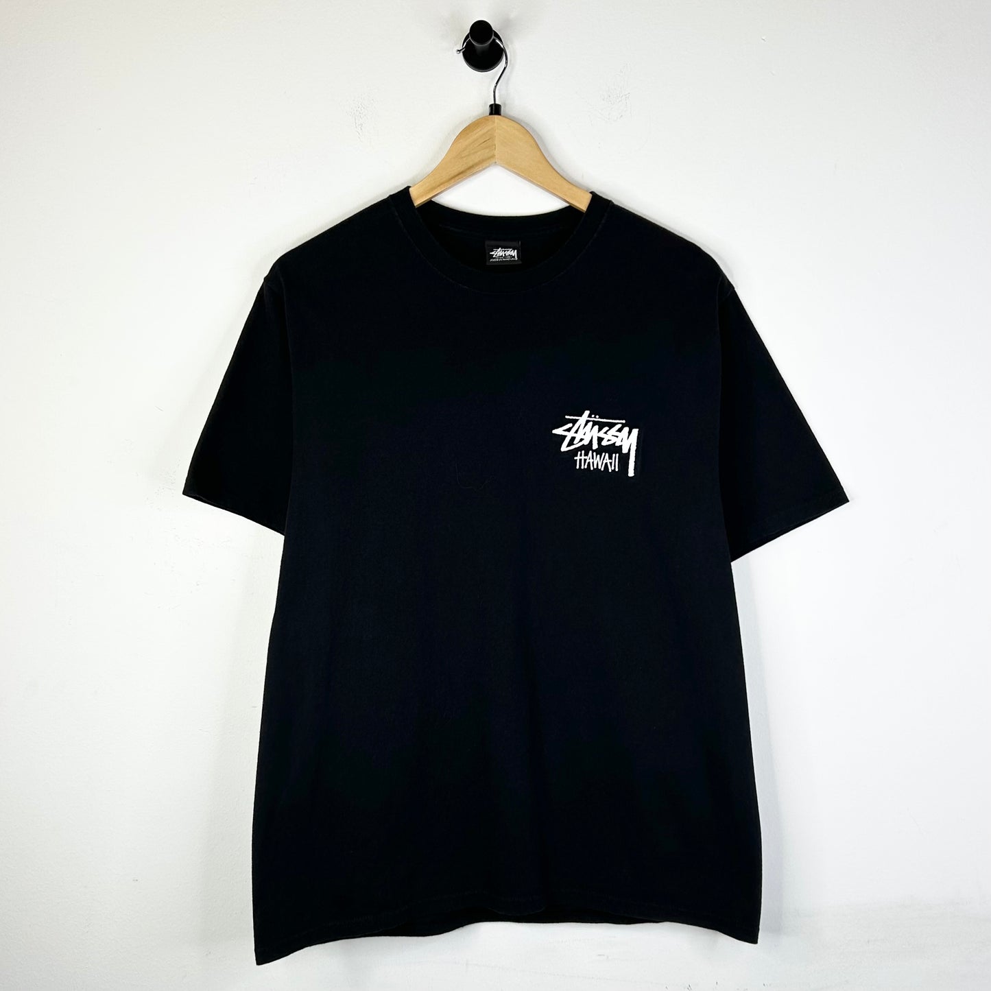 STUSSY HAWAII TEE BLACK