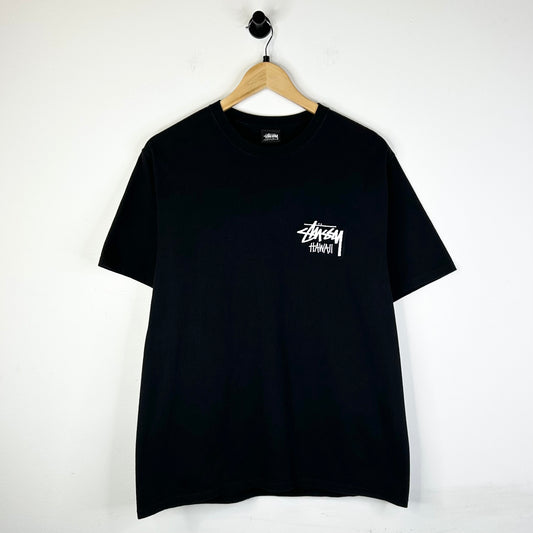 STUSSY HAWAII TEE BLACK
