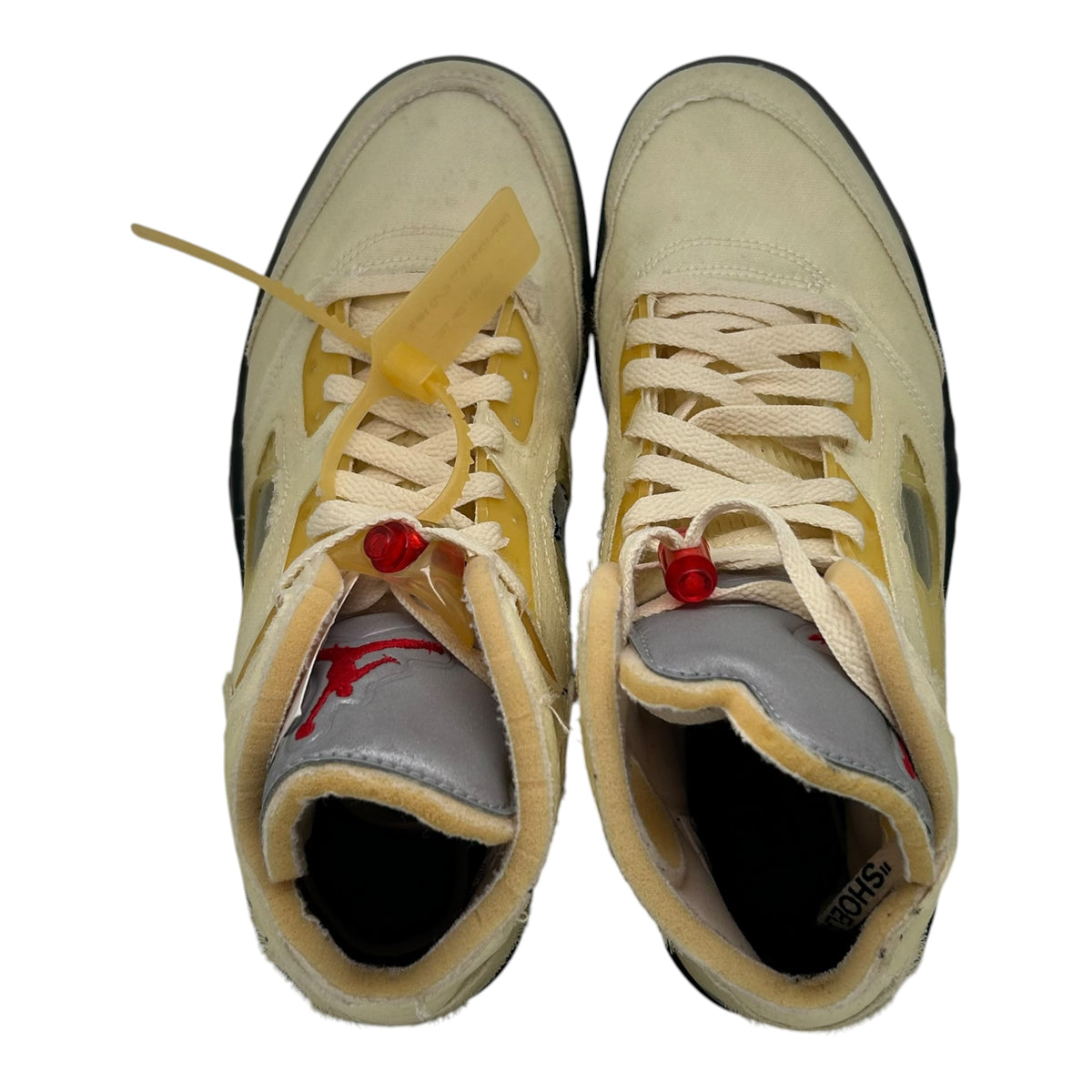PREOWNED JORDAN 5 OFF-WHITE SAIL