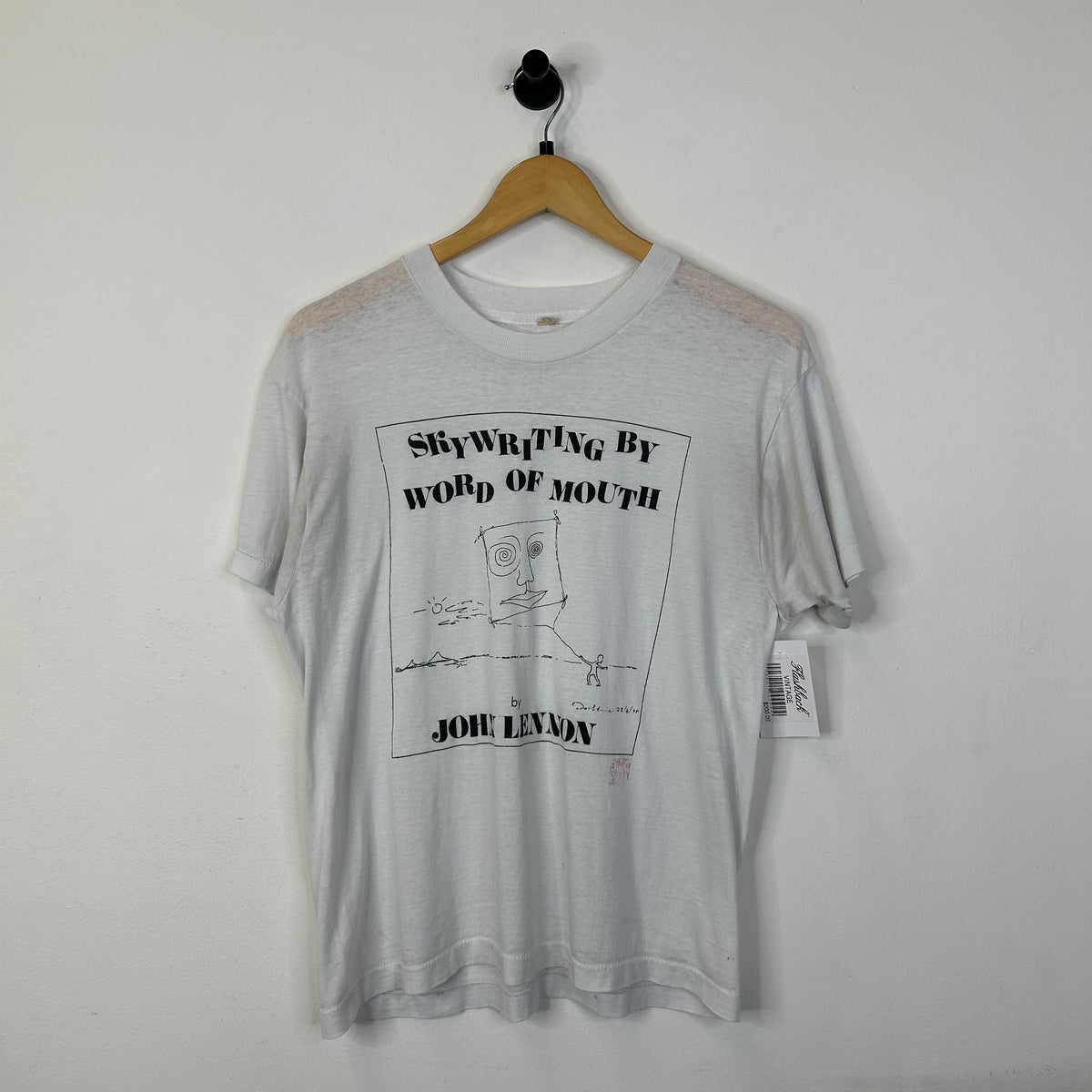 70S JOHN LENNON SKYWRITING BY WORD OF MONTH T-SHIRT
