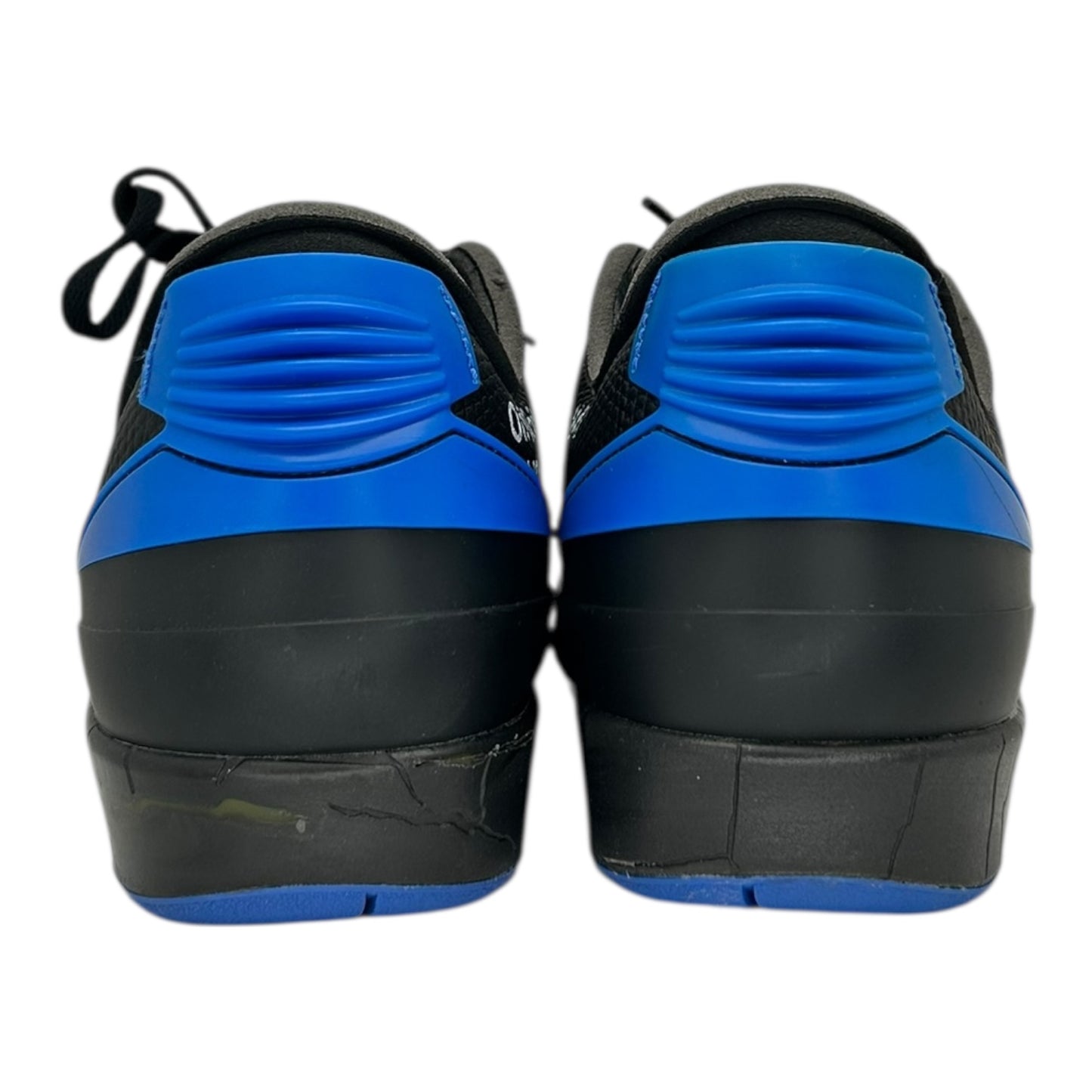 PREOWNED JORDAN 2 LOW X OFF-WHITE BLACK BLUE