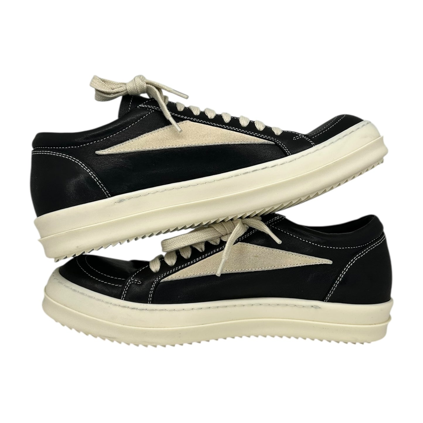 RICK OWENS VINTAGE LEATHER LOWTOP