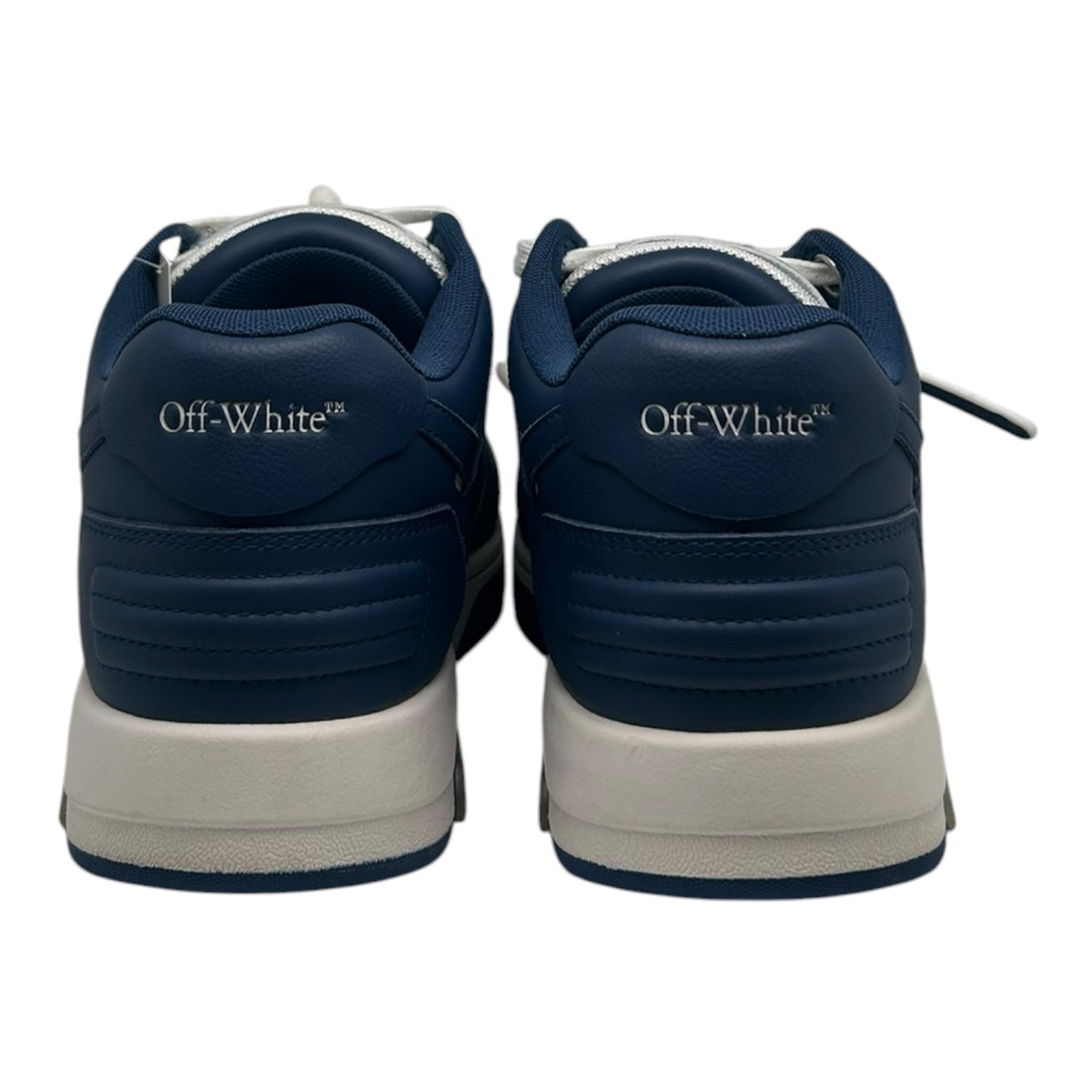OFF-WHITE OUT OF OFFICE DARK BLUE WHITE SNEAKERS