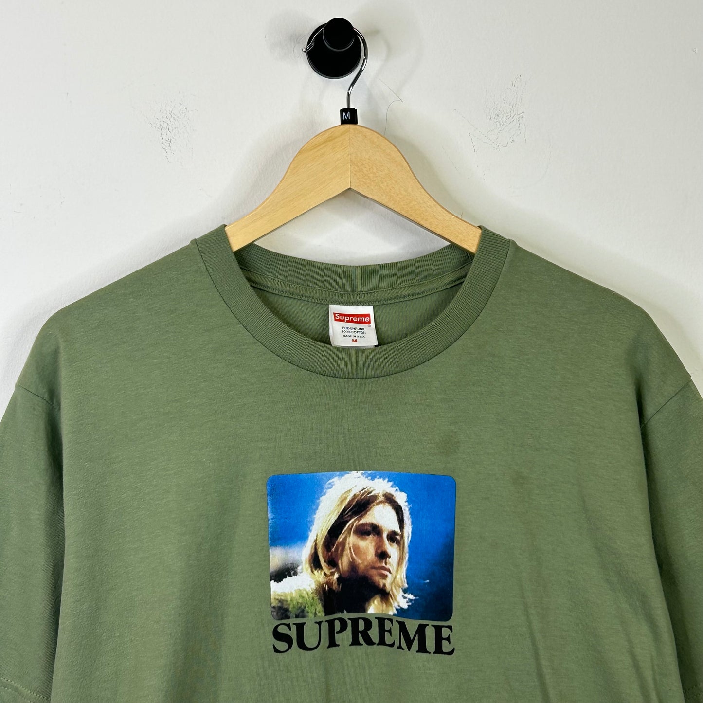SUPREME KURT COBAIN GREEN TEE