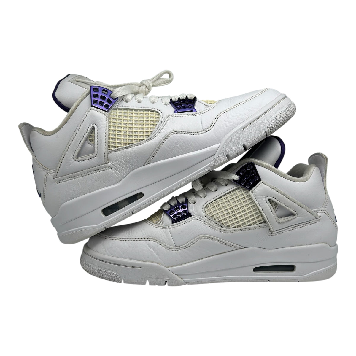 PREOWNED JORDAN 4 PURPLE METTALIC