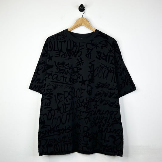 VERSACE JEANS BLACK TEE