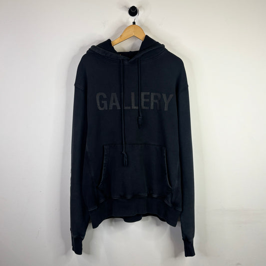 GALLERY DEPT. FLAME SLEEVE BLACK/BLACK HOODIE