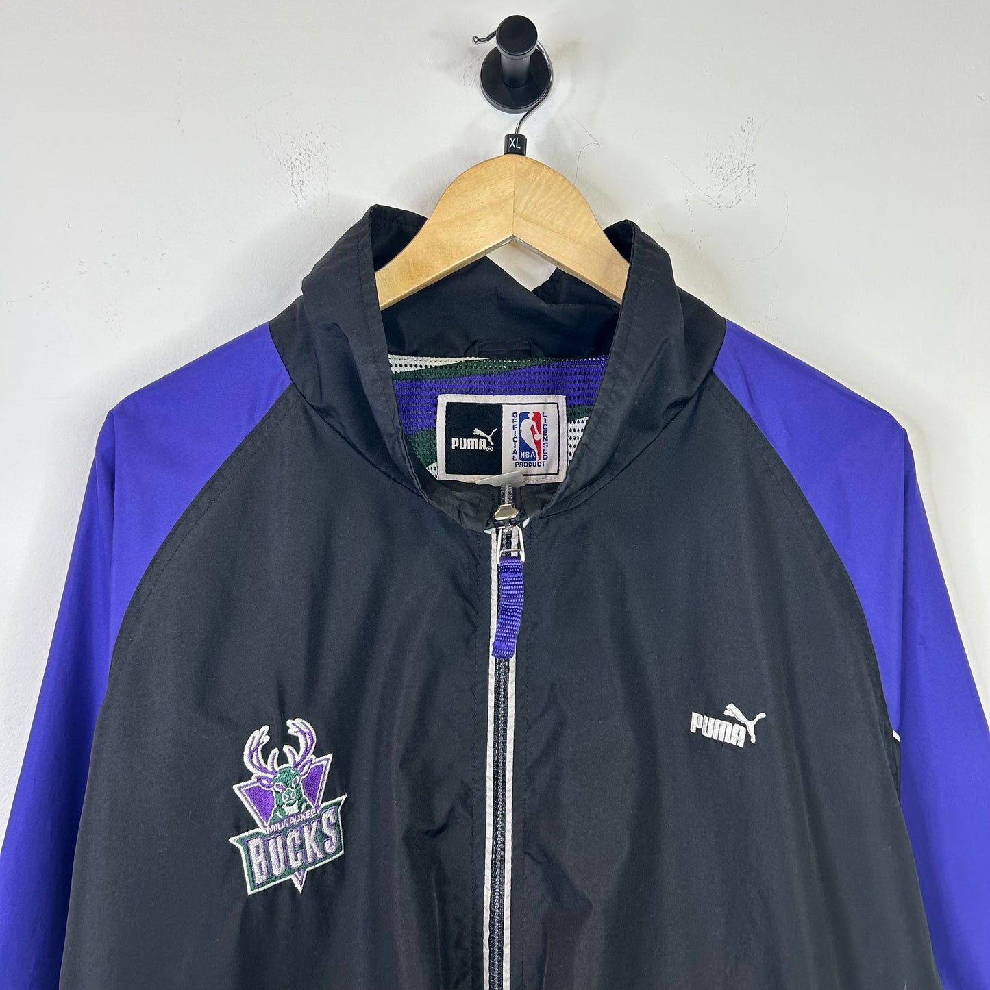 PUMA X BUCKS PLAYER ISSUED JACKET SZ XL