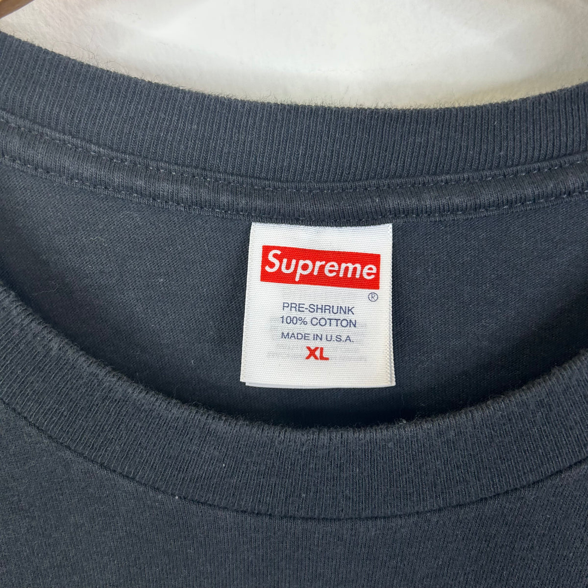 SUPREME BLACK BASKETBALL TEE