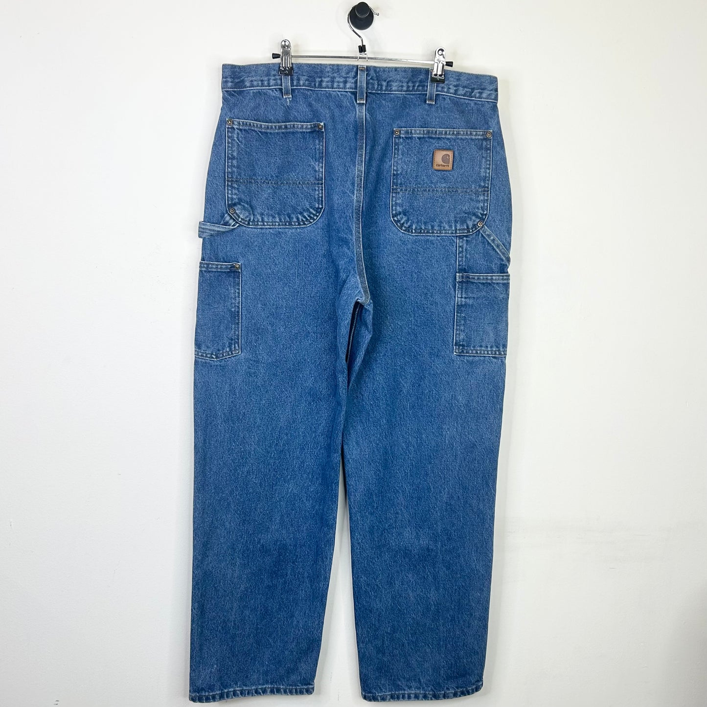 BLUE DENIM CARHARTT DOUBLE KNEES