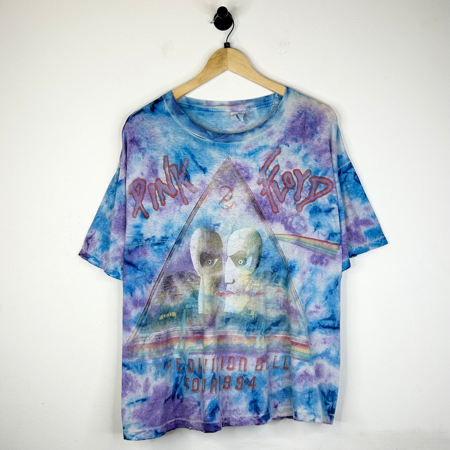 1994 PINK FLOYD THE DIVISION BELL TOUR TIE DYE T-SHIRT