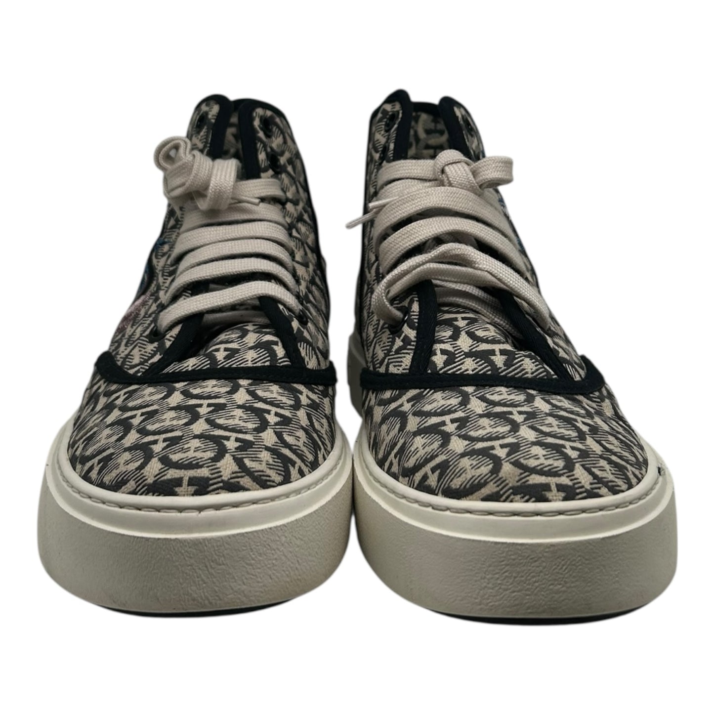 PREOWNED SALVATORE FERRAGAMO BORG HIGH TOP