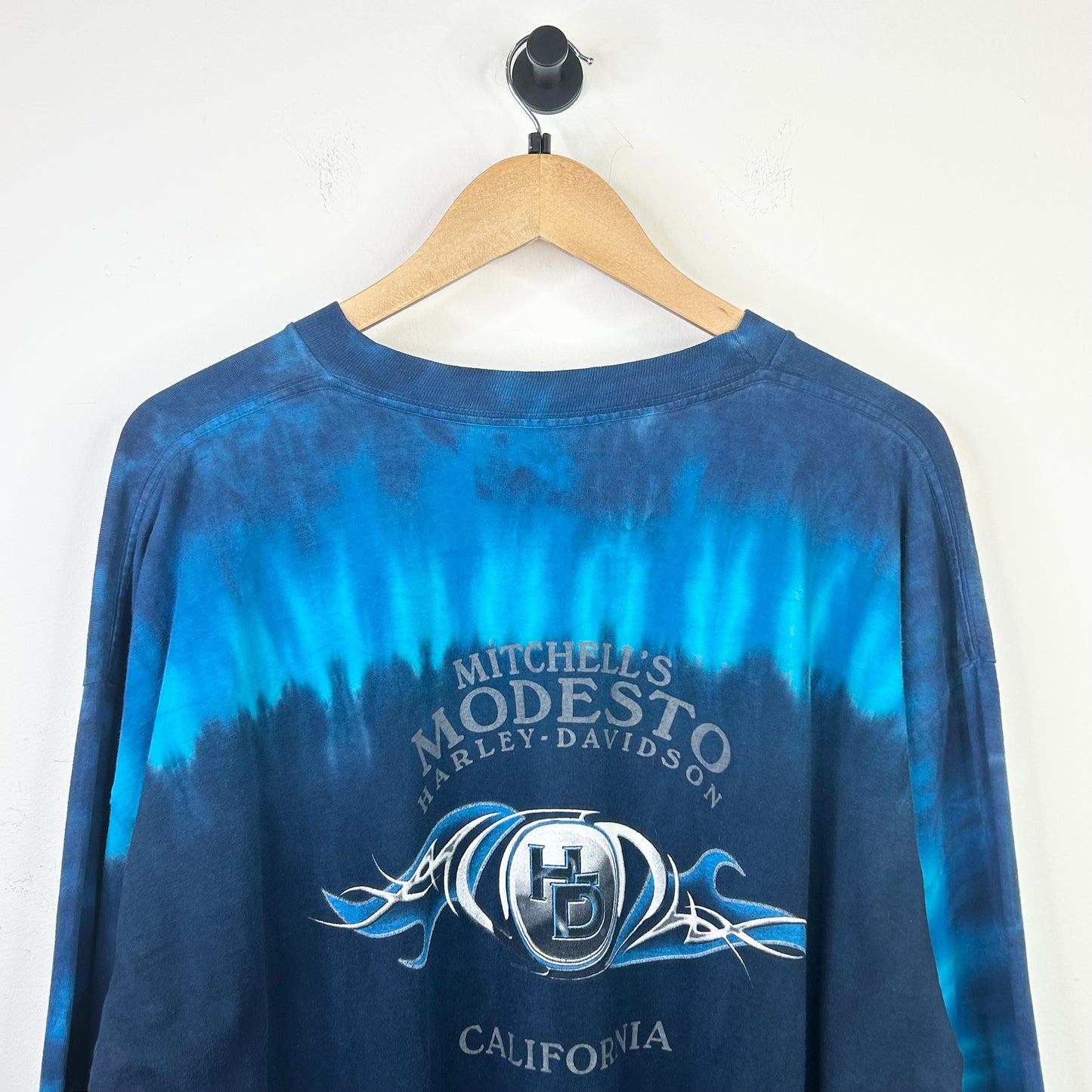 HARLEY DAVIDSON CALIFONIA BLUE TYE DYE