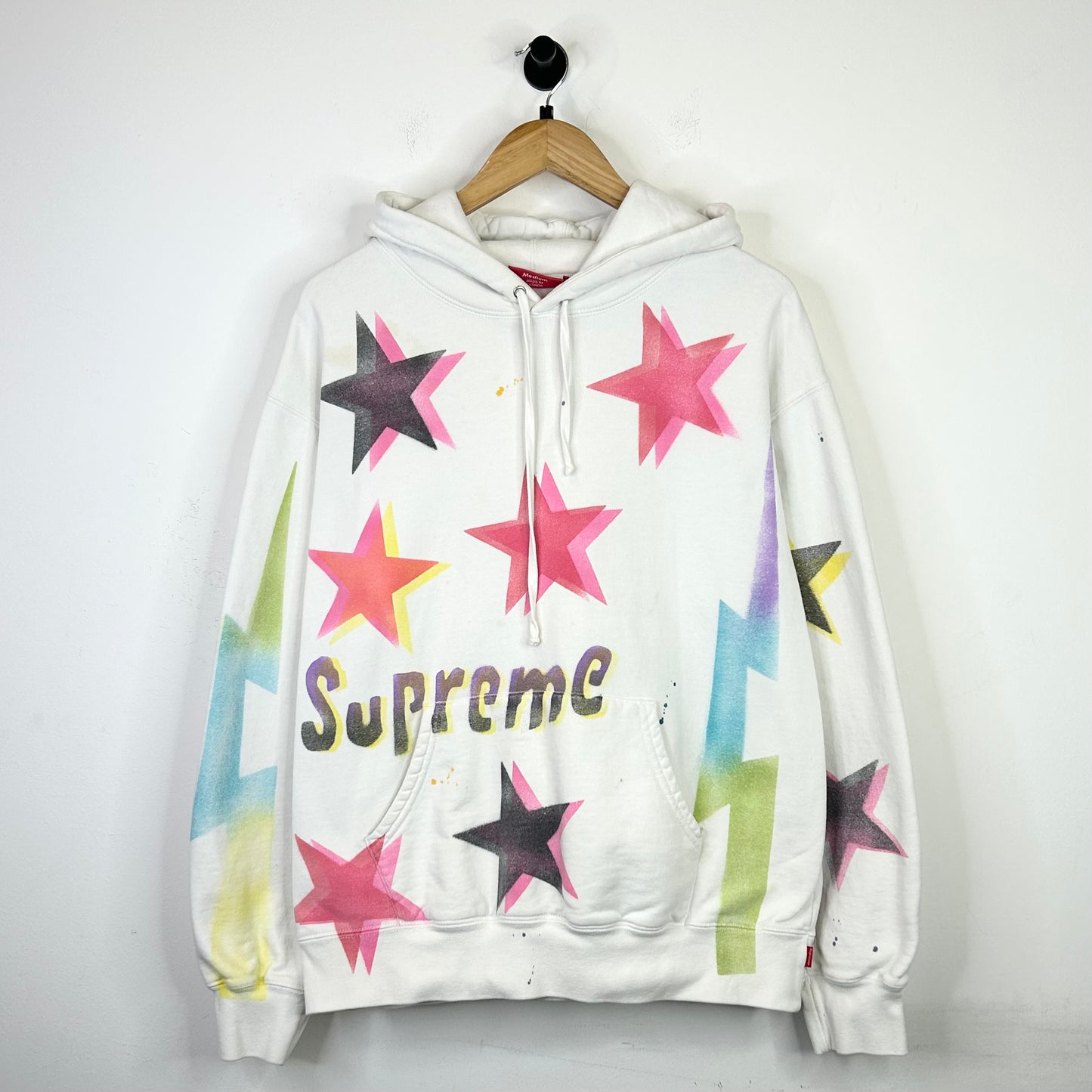 SUPREME MULTI COLOR STAR HOODIE