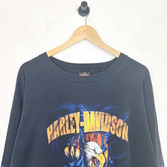 HARLEY DAVISON EAGLE RIP THROUGH LONG SLEEVE