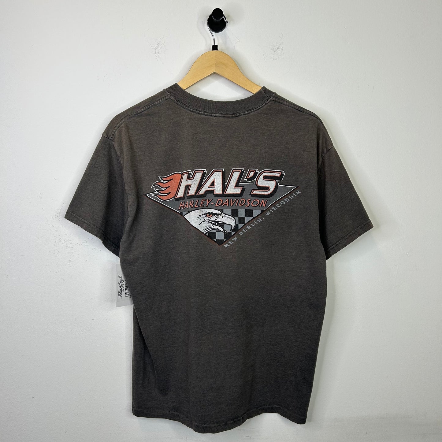 HARLEY DAVIDSON METAL AND ORANGE LOGO