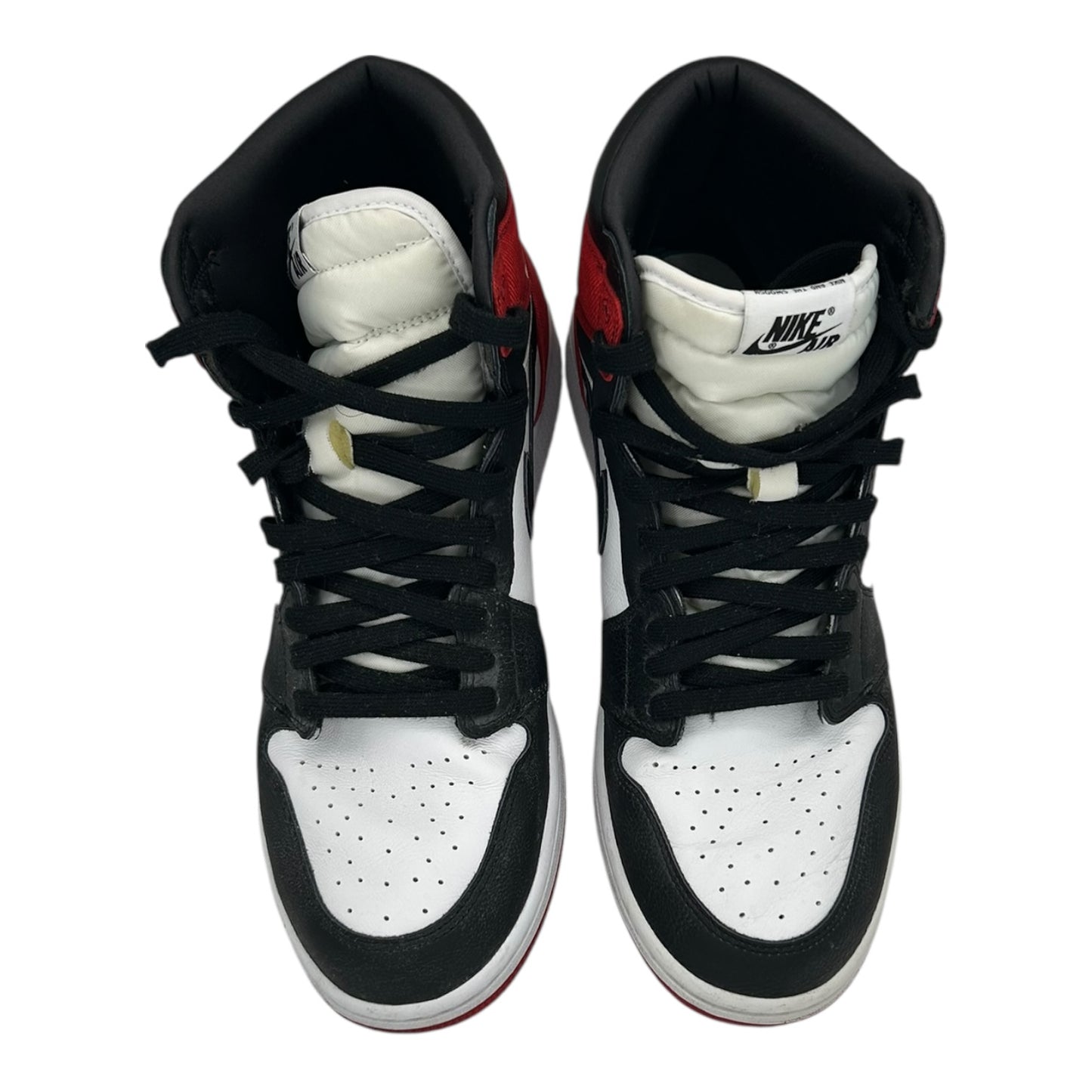PREOWNED JORDAN 1 HIGH SATIN BLACK TOE