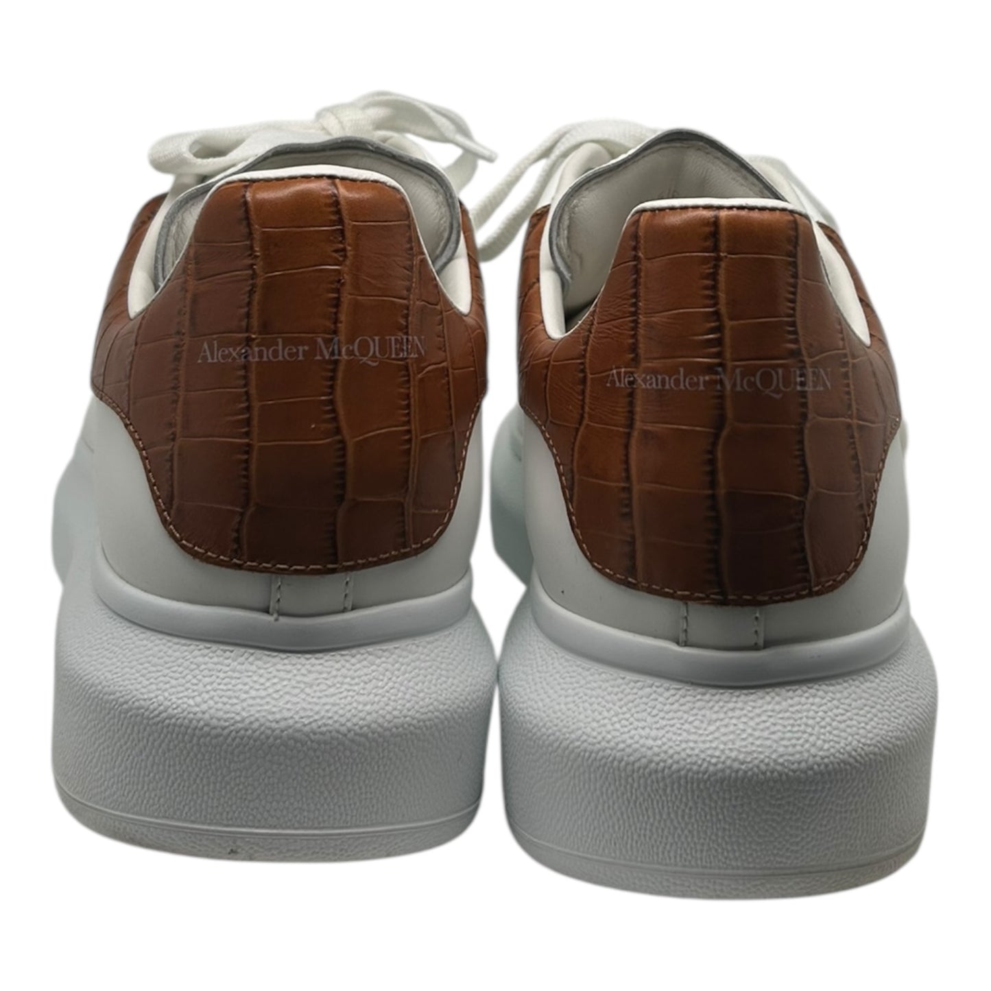 PREOWNED ALEXANDER MCQUEEN OVERSIZED CROC TAB