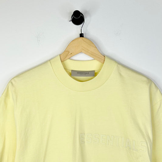 ESSENTIALS YELLOW LOGO TEE