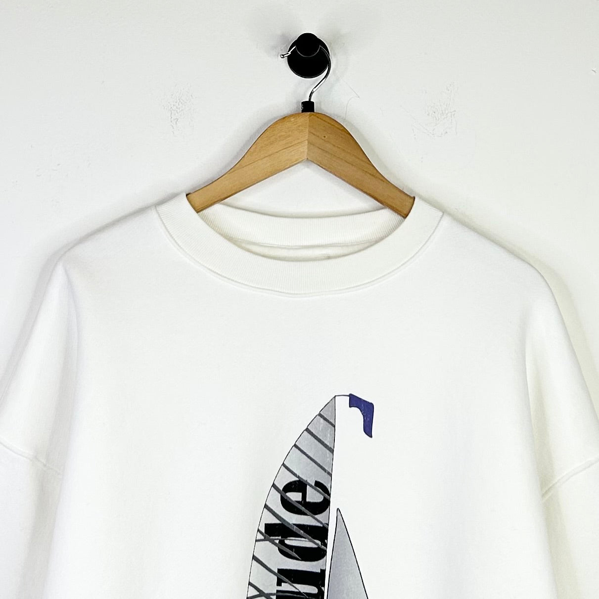 RHUDE CATAMARAN CHAMPION WHITE CREWNECK