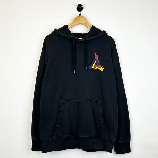 PALACE PEACE SIGN BLACK PULLOVER HOODIE