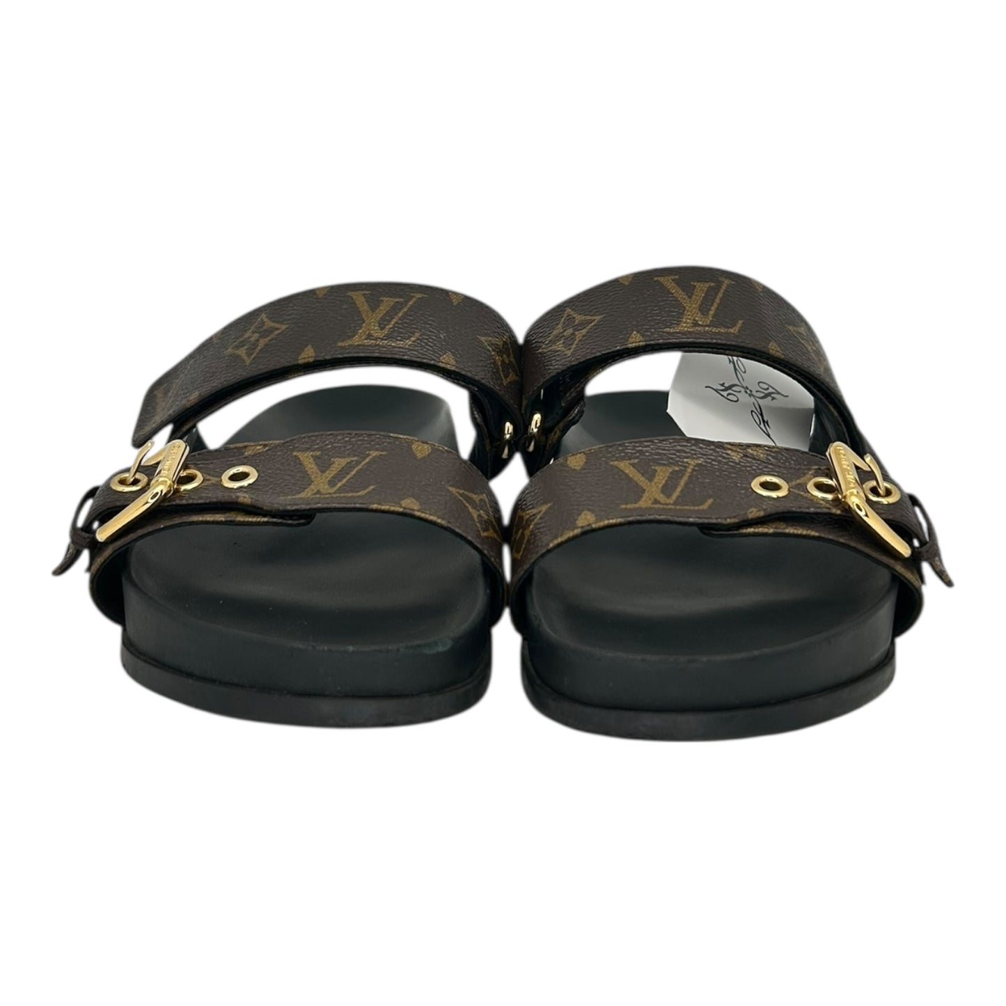 PREOWNED LOUIS VUITTON BOM DIA FLAT SANDALS