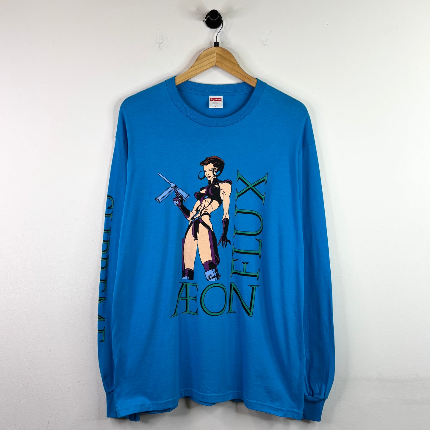 SUPREME AEON FLUX BLUE LONGSLEEVE