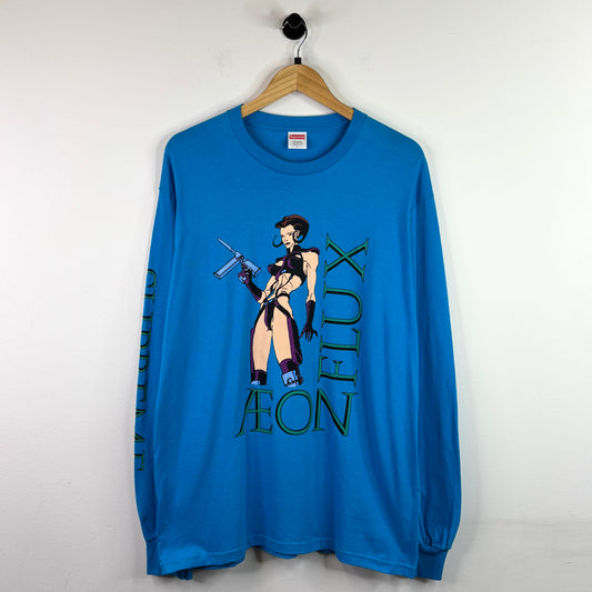 SUPREME AEON FLUX BLUE LONGSLEEVE