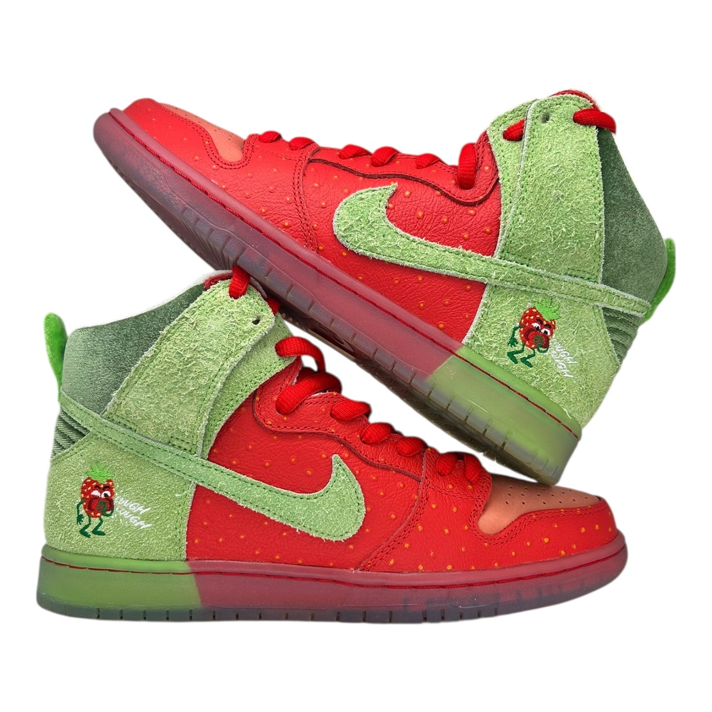 PREOWNED NIKE SB DUNK HIGH STRAWBERRY COUGH