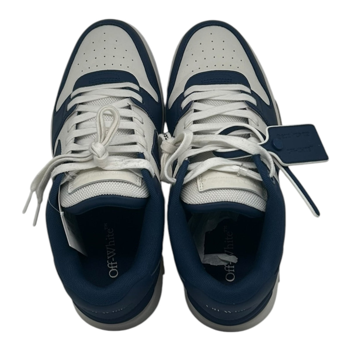OFF-WHITE OUT OF OFFICE DARK BLUE WHITE SNEAKERS