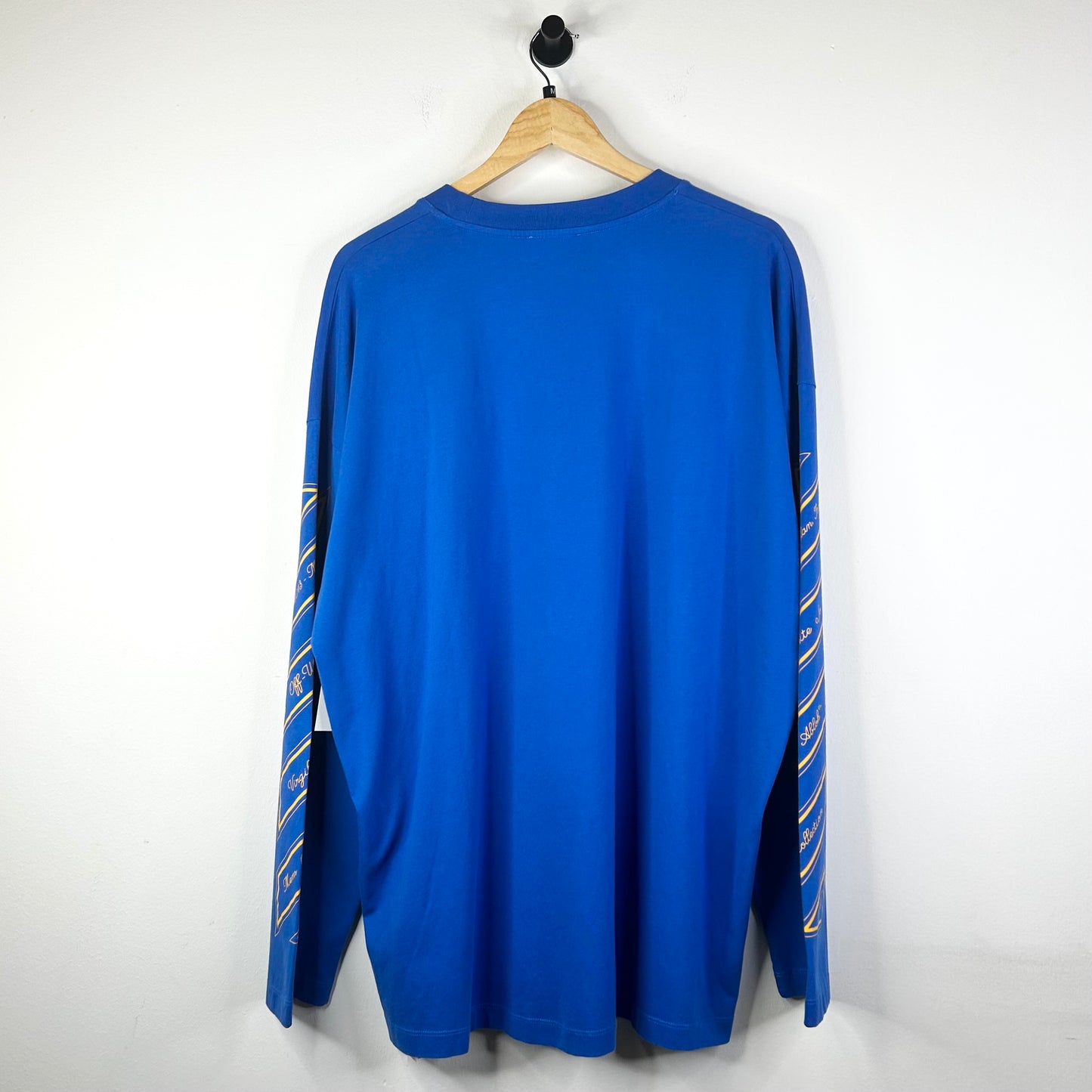 OFF WHITE BLUE YELLOW 23 LONGSLEEVE
