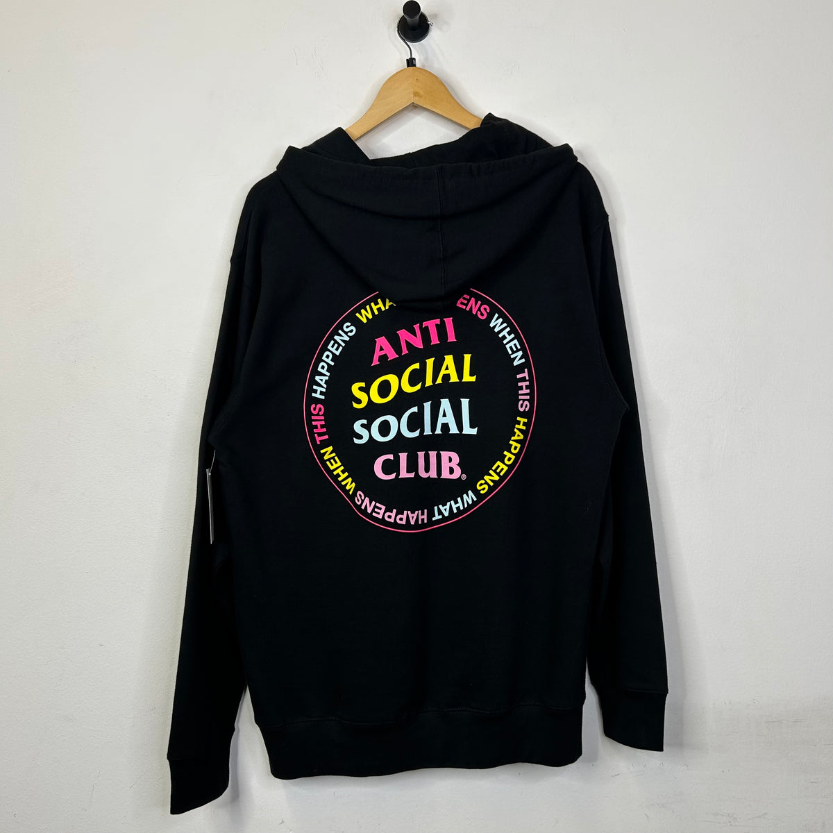 ANTI SOCIAL SOCIAL CLUB "WHAT HAPPENS" HOODIE