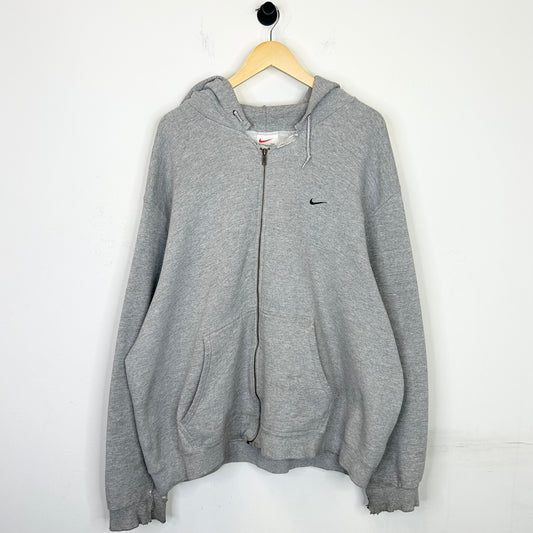NIKE DISTRESSED GREY HOODIE