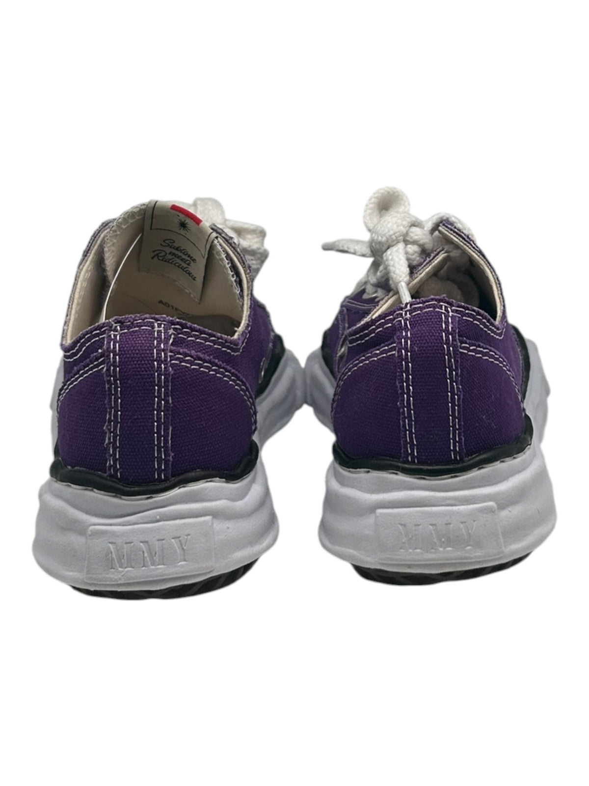 PREOWNED MAISON MIHARA YASUHIRO PETERSON OG SOLE CANVAS PURPLE