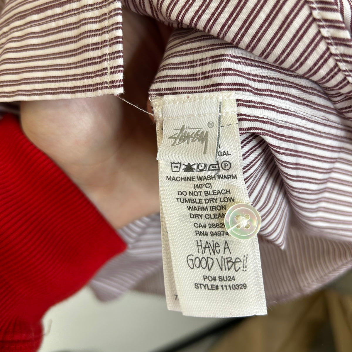 STUSSY BOXY S/S STRIPE 8 BALL